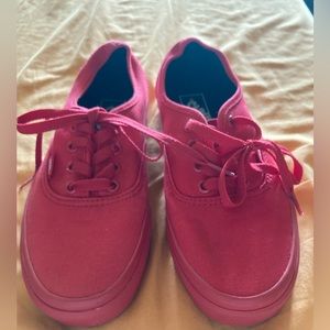 VANS OFF THE WALL RED SNEAKERS